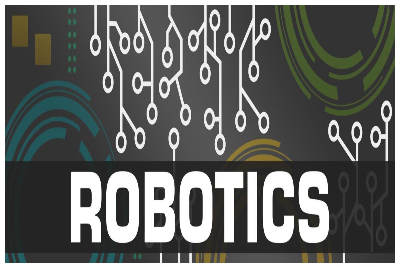 Robotics with code background