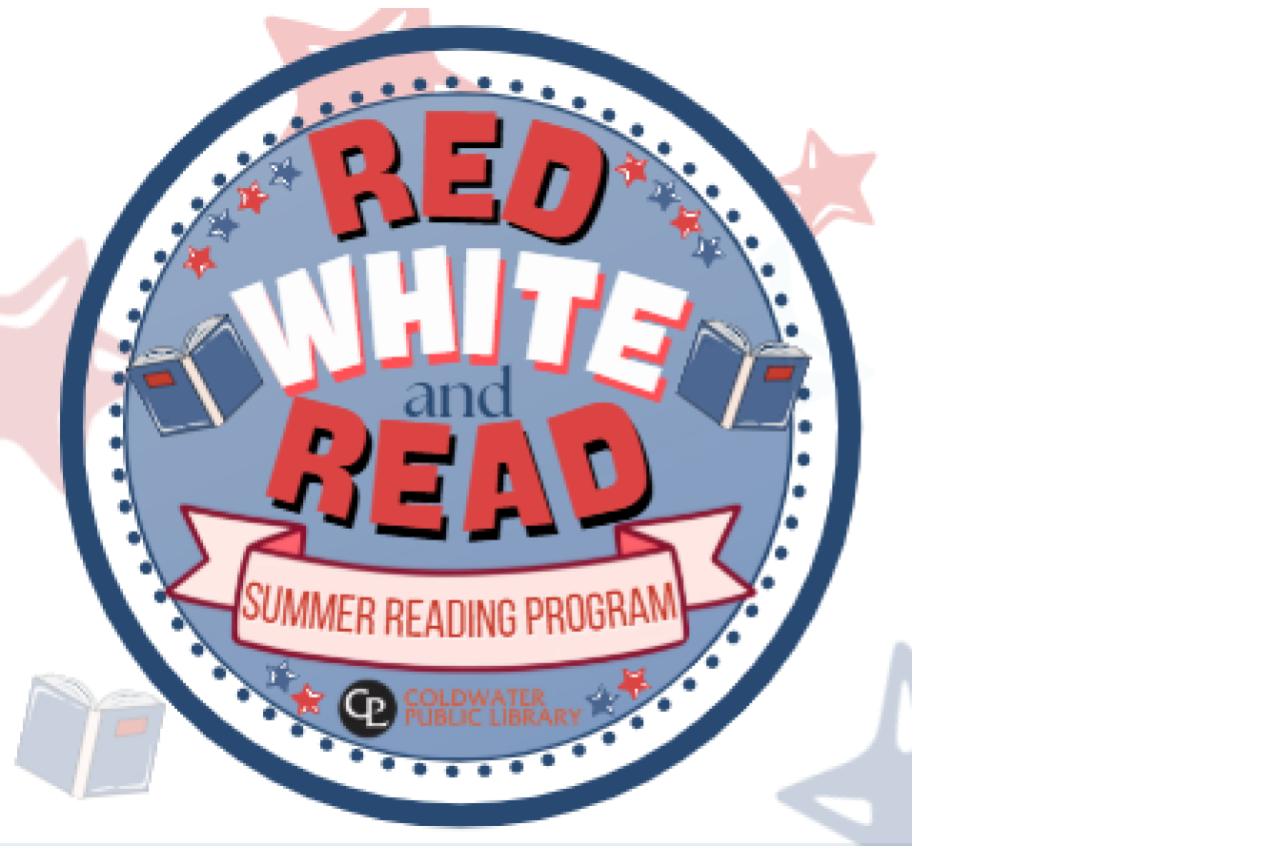 red white and read summer reading logo 