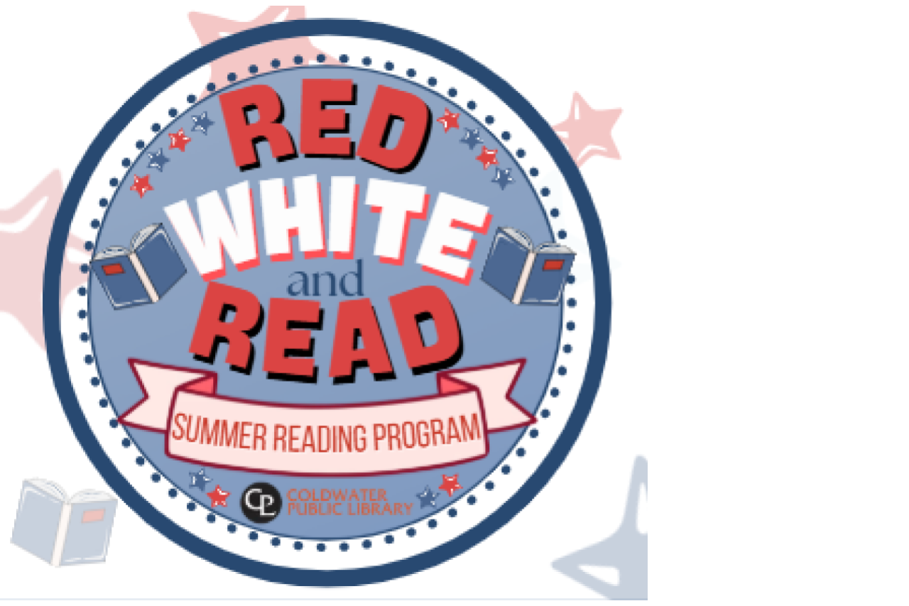 red white and read summer reading logo 