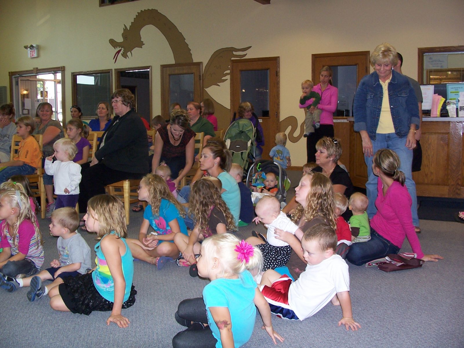 Daisy visits the Coldwater Public Library