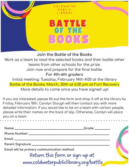 Battle of the Books 2023