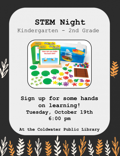 STEM night poster