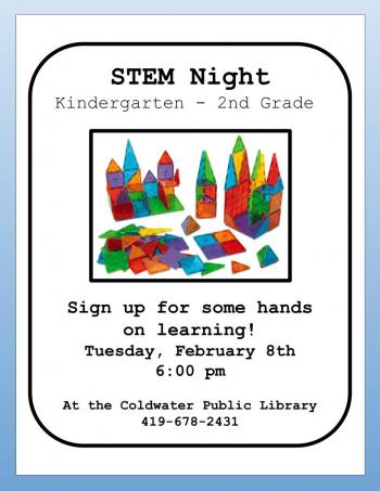 Stem night poster