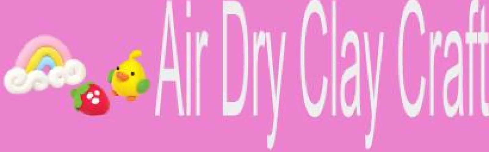 purple background with pictures of clay craft