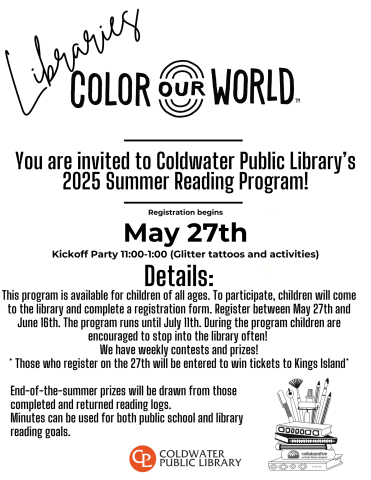 Summer Reading 2025 invitation